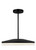 Visual Comfort & Co. Modern Collection Wyatt Large Pendant, 1-Light, LED, Nightshade Black, 16"W (700TDWYT16B-LED930 70PGFHX) 