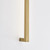 Visual Comfort & Co. Modern Collection Stagger Small Wall Sconce, 1-Light, LED, Natural Brass, 25.1"H (700WSSTG24NB-LED927-277 70PGHG5) 