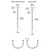 Visual Comfort & Co. Modern Collection Collier Chandelier, 1-Light, LED, Polished Nickel, 89.7"H (700CLR84N-LED930R-277 70PGJEE) 