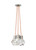 Visual Comfort & Co. Modern Collection Kira Chandelier, 3-Light, LED, Satin Nickel, 10"W (700TDKIRAP3PS-LED930 70PGLDX) 