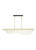 Visual Comfort & Co. Modern Collection Nyra Linear Suspension, 3-Light, LED, Plated Brass, 60"L (700LSNYR60BR-LED935 70PKF6E) 