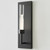 Visual Comfort & Co. Modern Collection Linger Wall Sconce, 1-Light, LED, Nightshade Black, 15.3"H (700WSLNG1B-LED930-277 70PDFVF) 