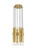 Visual Comfort & Co. Modern Collection Guyed Light Chandelier, 8-Light, LED, Natural Brass, 14.1"H (700TRSPGYD8RNB-LED930 70PGDKW) 