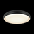 Matteo Lighting Milia Flush Mount, 1-Light, LED, Matte Black, White Acrylic Shade, 18.25"W (M16218MB 3060MPY) 