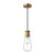Alora Lighting Marcel Pendant, 1-Light, Aged Gold, 11.25"H 
