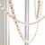 Visual Comfort & Co. Modern Collection Collier Chandelier, LED, Natural Brass, 118.5"H (700CLR108NB-LED930S 70PGHHN) 