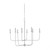 Gabby Lilly Chandelier, 8-Light, Plaster White, 42"W (SCH-168010 8021V8W) 