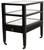 Noir Lesly Side Table, 1-Drawer, Distressed Black, 24"H (GTAB741D1 YUU6013NRJ) 