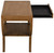Noir Maude Side Table, Saddle Brown, 28.5"H (GTAB711SB YUU6013NRZ) 