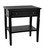Noir Oxford Side Table, 1-Drawer, Hand-Rubbed Black, 30"H (GTAB247HB YUU6013NTK) 