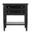 Noir Oxford Side Table, 2-Drawer, Hand-Rubbed Black, 30"H (GTAB246HB YUU6013NTP) 