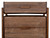 Noir Savino Side Table, 2-Drawer, Dark Walnut, 30"H (GTAB970DW YUU6013PPJ) 