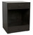 Noir Sumiko Side Table, 2-Drawer, Pale, 27.5"H (GTAB787P-S YUU6013PQ0) 