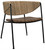 Noir Helena Dining Chair, Natural, Rush Seagrass, 28.5"H (AF-29 YUU6013JWC) 