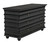 Noir Ascona Chest, 6-Drawer, Hand-Rubbed Black, 61"W GDRE120HB, Noir GDRE120HB YUU6013LUD 
