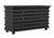 Noir Ascona Chest, 6-Drawer, Hand-Rubbed Black, 61"W GDRE120HB, Noir GDRE120HB YUU6013LUD 