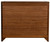 Noir Claudie Chest, 3-Drawer, Dark Walnut, 38"W GDRE202DW, Noir GDRE202DW YUU6013LUQ 