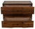 Noir Claudie Chest, 3-Drawer, Dark Walnut, 38"W GDRE202DW, Noir GDRE202DW YUU6013LUQ 