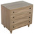 Noir Diamond Chest, 4-Drawer, Washed Walnut, 36"W GDRE180WAW, Noir GDRE180WAW YUU6013LV3 