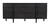 Noir Morten Dresser, 9-Drawer, Pale, 72"W GCON241P, Noir GCON241P YUU6013MQT 