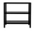 Noir 2-Shelf Side Table, Hand-Rubbed Black, 26"H (GTAB235HB YUU6013MR2) 