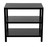 Noir 2-Shelf Side Table, Hand-Rubbed Black, 26"H (GTAB235HB YUU6013MR2) 