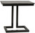 Noir Alonzo Side Table, Matte Black, 23"H (GTAB359-ML YUU6013MRJ) 
