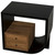 Noir Burton Side Table, Right-Format, 2-Drawer, Hand-Rubbed Black, 28"H (GTAB848HB-R YUU6013MT8) 