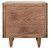 Noir David Side Table, 3-Drawer, Washed Walnut, 32.5"H (GTAB717WAW-S YUU6013MTY) 