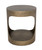 Noir Eclipse Side Table, Aged Brass, 26"H (GTAB302AB YUU6013MU7) 