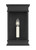 Visual Comfort & Co. Studio Collection Cupertino Wall Lantern, 1-Light, Textured Black, 13.13"H (CO1501TXB 70733MC) 