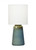 Visual Comfort & Co. Studio Collection Vessel Table Lamp, 1-Light, LED, Blue Anglia Crackle, 23"H (BT1061BAC1 70733L4) 