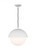 Visual Comfort & Co. Studio Collection Hyde Medium Pendant, 1-Light, Matte White, 12"W (DJP1031MWT 70734LV) 