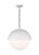 Visual Comfort & Co. Studio Collection Hyde Large Pendant, 1-Light, Matte White, 14"W (DJP1041MWT 70734LY) 