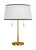Visual Comfort & Co. Studio Collection Ellison Desk Lamp, 2-Light, LED, Burnished Brass, 22.63"H (KST1132BBS1 70734MW) 