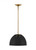 Visual Comfort & Co. Studio Collection Robbie Large Pendant, 1-Light, Midnight Black, 15.38"W (TP1181MBKBBS 70736HQ) 