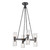 Alora Lighting Lucian Chandelier, 4-Light, Urban Bronze, Clear Crystal, 37.75"H (CH338822UBCC 706WNEF) 