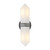 Alora Lighting Valencia Wall/Vanity Light, 1-Light, Urban Bronze, Alabaster, 15"H 