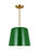 Visual Comfort & Co. Studio Collection Draper Small Pendant, 1-Light, Green, 12"W (KSP1141GRN 70736LL) 