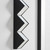 Visual Comfort & Co. Modern Collection The Zig Zag Medium Damp Rated 3-Light Integrated Dimmable LED Wall Sconce in Nightshade Black, Visual Comfort & Co. Modern Collection CDWS11127WB 70PKJ5W 