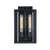 Artcraft Waterville Exterior Wall Light, 2-Light, Matte Black, 15"H (AC8791BK 340432M3) 