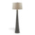 Port 68 Draper Floor Lamp, 1-Light, Graystone, Dark Natural Shade, 22"H (LPBS-254-13 YUU704X6K3) 