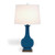 Port 68 Kelly Table Lamp, 1-Light, Royal Blue, Aged Brass Base, Eggshell Shade, 31"H (LPAS-285-02 YUU704X7G8) 