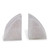 Port 68 Stoneridge Bookend, Set of 2, White, 5"W (ACFM-399-13 YUU704X8GA) 