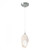 Hubbardton Forge Chrysalis Large Pendant, 1-Light, Vintage Platinum, White Crystal, 6.1"W (161189-SKT-STND-82-WP0755 5Z93AA) 