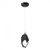 Hubbardton Forge Chrysalis Large Pendant, 1-Light, Ink, Black Crystal, 6.1"W (161189-SKT-STND-89-BP0755 5Z93AL) 