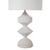 Gabby Maddox Table Lamp, 1-Light, Plaster White, Feather White Linen Shade, 30"H (SCH-170020 YUU6003R98) 