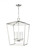 Visual Comfort & Co. Studio Collection Dianna Pendant, 4-Light, Brushed Nickel, 17"W (5392604-962 70708V5) 