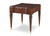 Maitland-Smith Atlantis Side Table, Bleached Walnut, Walnut Swirl Veneer, 25"H (HM1345L YUU906TMC1) 