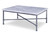 Maitland-Smith League Cocktail Table, Blackened Steel, Gray Top, 44"W (HM1333C YUU906TQ7A) 